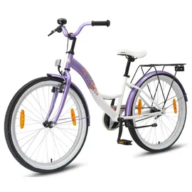 Bikestar Classic 24" lila/weiß Rücktrittbremse