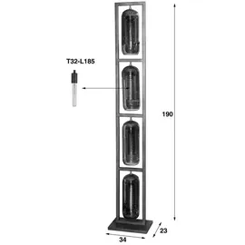 KAWOLA TRIEST MPNR Glas schwarz