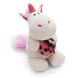 NICI Kuscheltier Einhorn Theodor mit Marienkäfer 25 cm schlenkernd