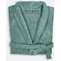 La Redoute Interieurs Bademantel Haxel Mit Schalkragen, Frottee 450 G/m2 Eukalyptusgrün