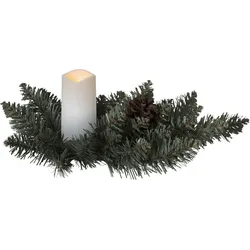 LED-Gesteck "Serene", creme/grün, Dämm.sensor