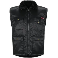 Winter-Piloten Weste "GLETSCHER" Outdoor - XXL - schwarz