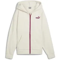 Puma ESS ELEVATED Winterized FZ Hoodie, Weiss, M