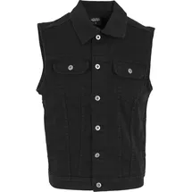 URBAN CLASSICS Denim Vest Schwarz XXL