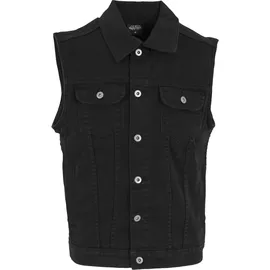 URBAN CLASSICS Denim Vest Schwarz XXL