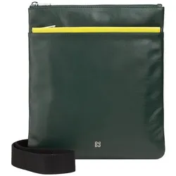 DuDu Panay Umhängetasche Leder 24 cm  grün