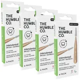 The Humble Co. Interdentalbürsten 4x Humble Interdentalbürste Bambus Größe 5 (0,8 mm) Grün