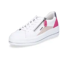 remonte Damen Sneaker Weiß/Pink 38