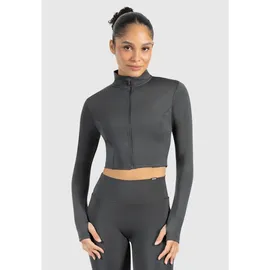 SMILODOX Crop Jacke Nilai, in Anthrazit | Gr.: M