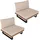 Mendler HWC-H54 Garten-Sessel 2er-Set 0 x 0 x 0 cm hellbraun/beige