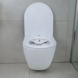 Belvit Aloni Hänge WC mit WC-Sitz Weiß