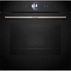 Bosch HSG7261B1, Serie 8, Einbau-Dampfbackofen, 60 x 60 cm, Schwarz