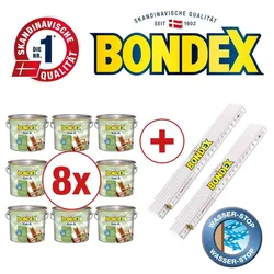 BONDEX Gartenholz Öle, Wasser-stop Abperleffekt, Wetterschutz, UV-Schutz, 20 l, Teak-Öl