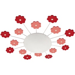 Kinder Decken Lampe rosa Spiel Zimmer Strahler Glas Wand Leuchte rund Micasa 4203.651.000.38