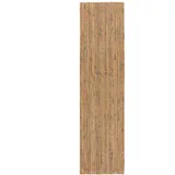 KADIMA DESIGN Jute Teppich handgewebt strapazierfähig naturfaser | 60x230cm