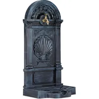 Relaxdays Standbrunnen Antik grau