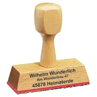 kompatible Ware Textstempel, individualisierbar ohne Logo