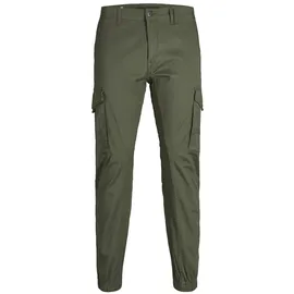 JACK & JONES Paul Flake Akm 542 Hosen Olive Night 27 32