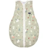 Alvi Baby Schlafsack Kugelschlafsack Molton Baby Forest 70