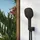 CHRIS BERGEN Handbrause mit Brauseschlauch Schwarz 160 cm