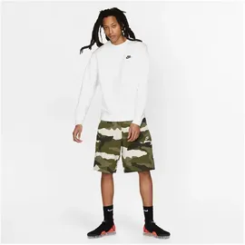 Nike Sportswear Club Fleece Crew Sweatshirt Herren 100 white/black XXL