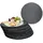 Mambocat 12x Schieferplatten rund Ø30cm Untersetzer Pizza-Teller Servier-Platte Naturschiefer