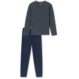 SCHIESSER Schlafanzug Casual Essentials in Anthrazit, - Gr.: 58