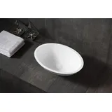 Bernstein Aufsatzwaschbecken Bernstein TW2106 Mineralguss Pure Acrylic Matt 50x35x15cm mit Ablaufgarnitur ohne Blende