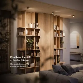 s.luce Santa Neo 3-flg. schwenkbar dimmbar Aluminium/Weiß