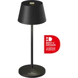 Villeroy & Boch LED-Akku-Tischleuchte Seoul Micro Alu, Eisen, Stahl Metall Schwarz