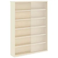 VidaXL Holz-Sammelvitrine mit Regal Braun 40 x 8,5 x