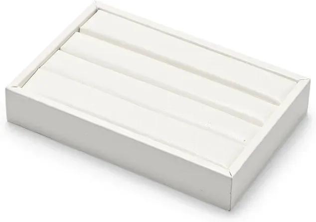 Oirlv 3 Fächer Ringablage Kleiner Ring-Organizer Ohrringablagen Präsentations-Display Aufbewahrungs-Einsatz Halterung für Schmuckkasten, Schublade, Kommode