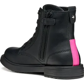 GEOX Eclair Ankle-Boots Schwarz/Fuchsia 29