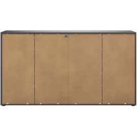 manjana möbel Sideboard Style 180 x 98,7 x 40 cm Anthrazit