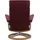 Stressless Stressless® Relaxsessel »Admiral« Set, Relaxsessel inkl. Hocker, mit Signature Base, Größe M & L, Gestell Eiche rot