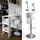 Vicco Barhocker 2er Set 33 x 92 cm Weiß