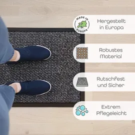 WohnDirect Schmutzfangmatte 120 x 180 cm Braun