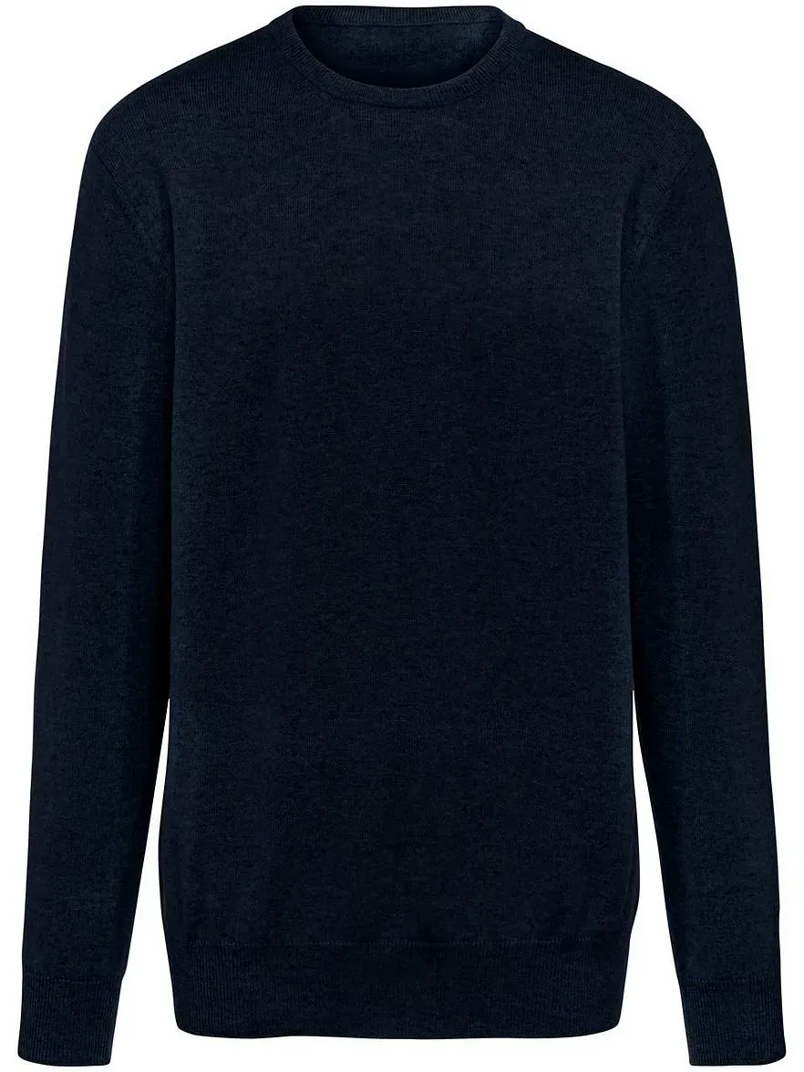 Pullover aus 100% Premium-Kaschmir Peter Hahn blau, 48
