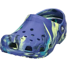 Crocs Classic Marbled Clog K Navy/Turbo Teal 34