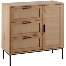 FineBuy Sideboard 80 x 82 x 36 cm Braun