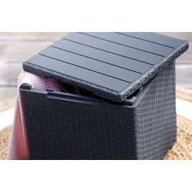 KETER Aufbewahrungsbox 37 x 37 x 37 cm Schwarz