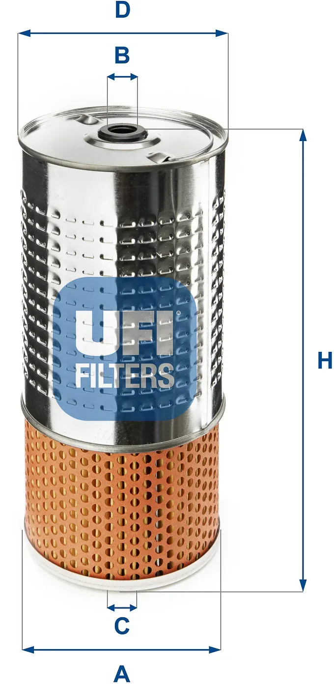 UFI Ölfilter 2549900 Filtereinsatz 195mm für Ford GM Mercedes