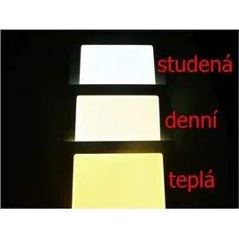 V-Tac LED-Aufbaupanel 6 Leuchtmittel quadratisch gold