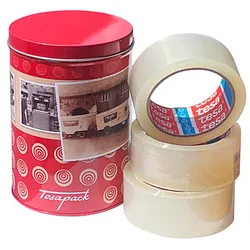 tesa Packbänder tesapack® 4195 inkl. Retrodose transparent 50,0 mm x 66,0 m 3 Rollen