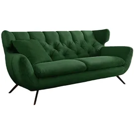 KAWOLA 2,5-Sitzer Charme Cord smaragd
