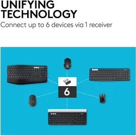 Logitech M510 Wireless Mouse schwarz (910-001826)