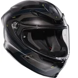 AGV K6 S Enhance Matt Grau/Schwarz/Neon-Gelb / XS