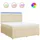 vidaXL Boxspringbett 180 x 200 cm Creme