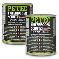 Petec Unterbodenschutz Bitumen schwarz Pinseldose