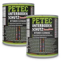 Petec Unterbodenschutz Bitumen schwarz Pinseldose